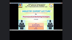 Industry Expert Lecture – Pharmaceutical marketing strategies 
