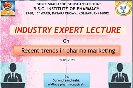 Industry Experts Lecture - 30-01-21